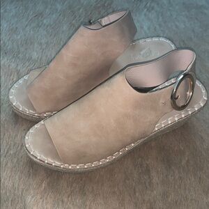 Catherine Malandrino Tan Espadrille Sandals